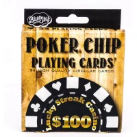 Poker Chip Circular Playing Cards - undefined undefined
