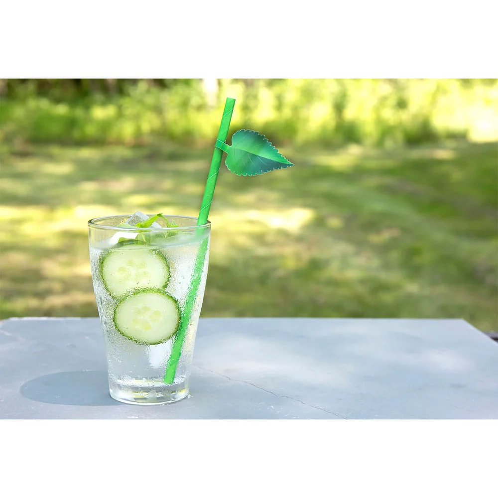 Leaf Paper Straws Afbeelding 1