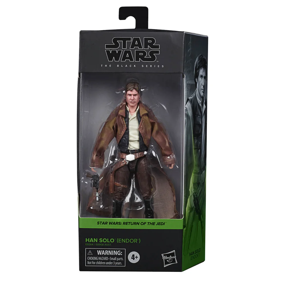 Hasbro Star Wars The Black Series Han Solo (Endor) Actiefiguur Afbeelding 1
