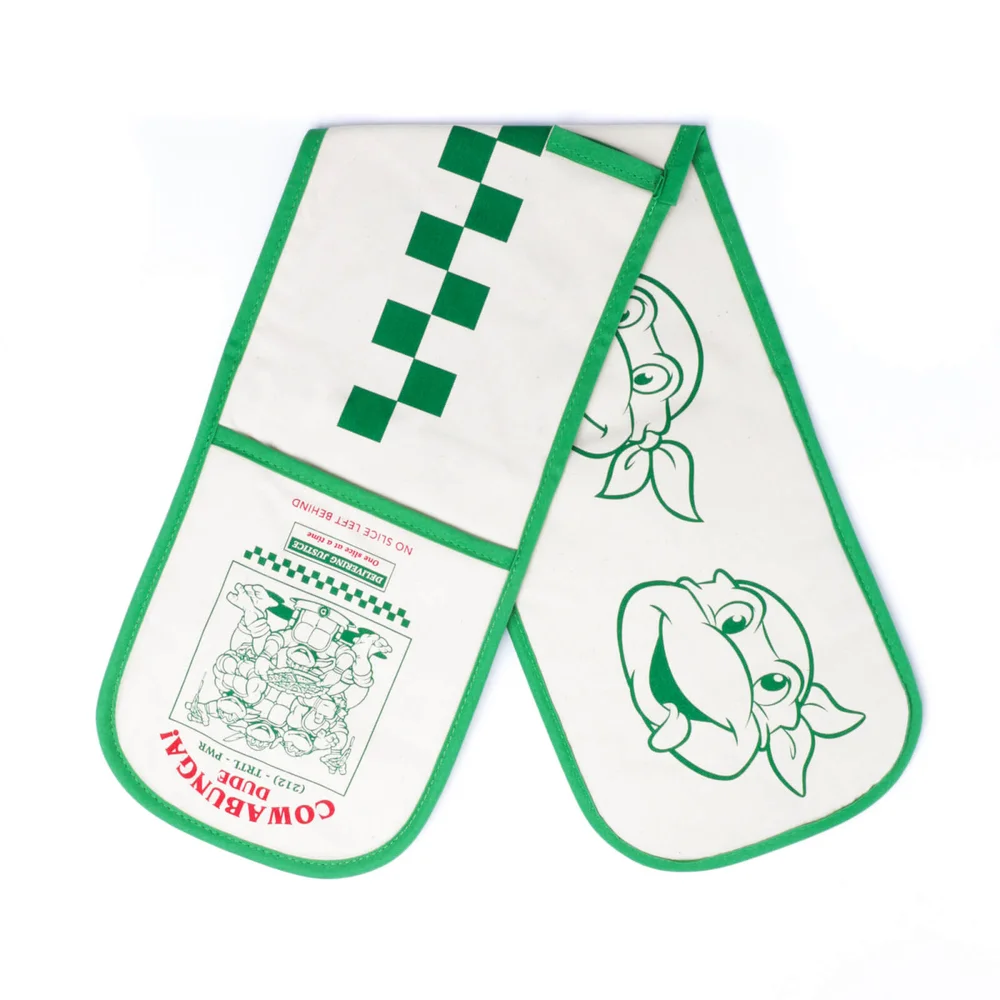 Teenage Mutant Ninja Turtles Cowabunga! Dude Double Oven Glove Afbeelding 1