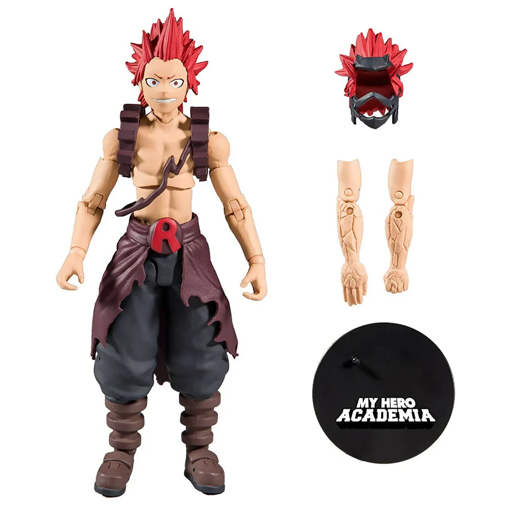 Bandai My Hero Academia 7" Wave 2 - Eijiro Kirishima Action Figure Afbeelding 1