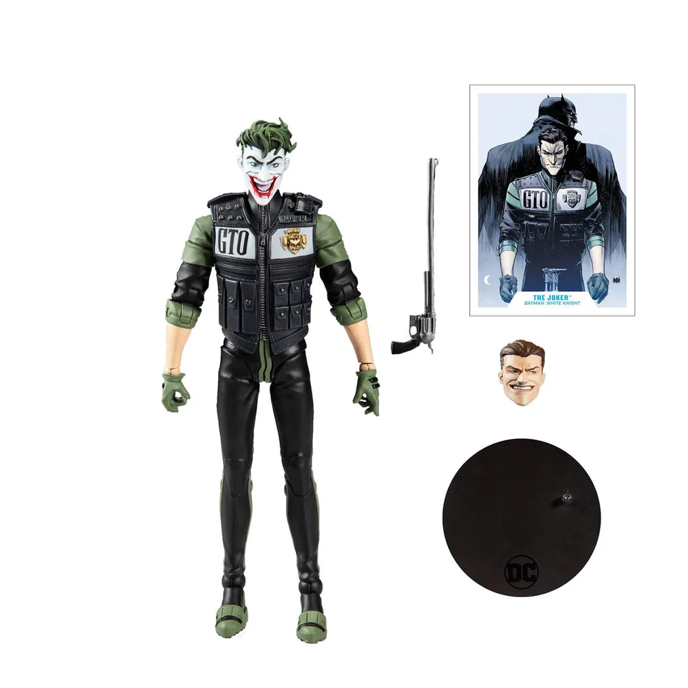 McFarlane DC Multiverse 18 cm Actiefiguur - White Knight - Joker Afbeelding 1