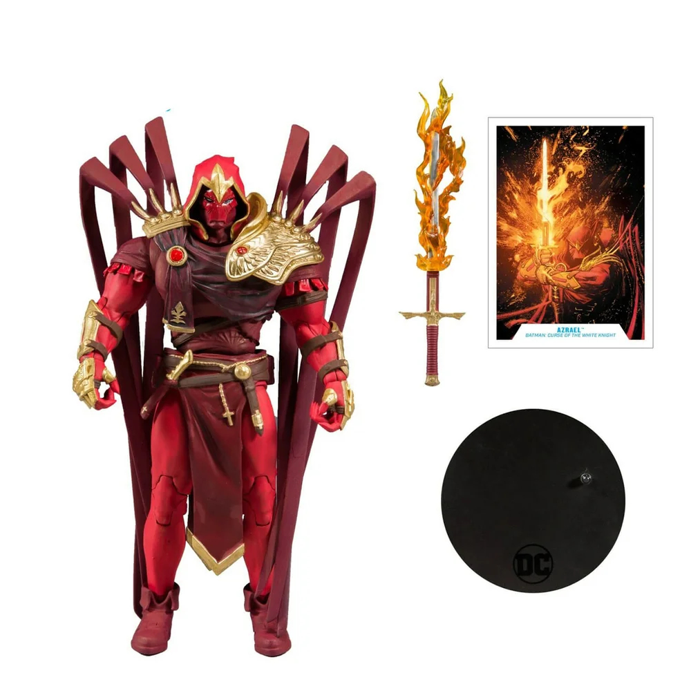 McFarlane DC Multiverse 18 cm Actiefiguur - White Knight - Azrael Afbeelding 1
