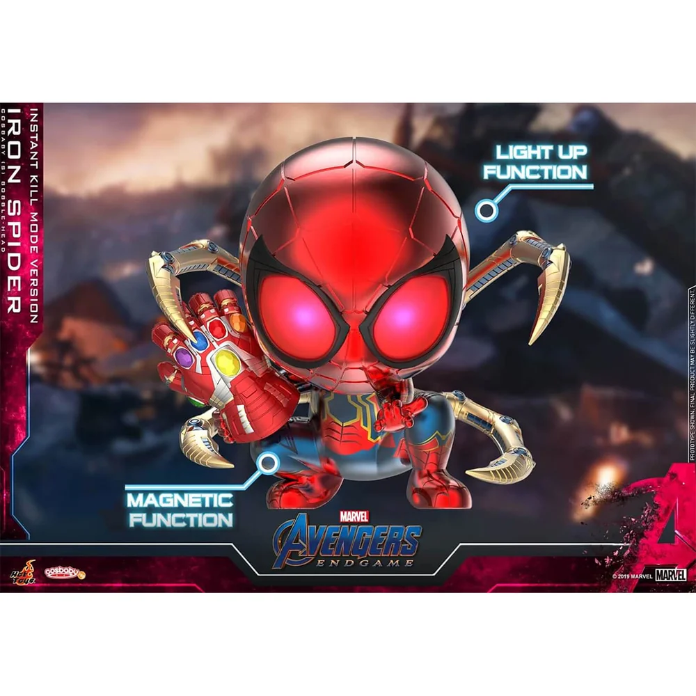 Hot Toys Cosbaby Marvel Avengers: Endgame - Iron Spider (Instant Kill Mode-versie) Figuur Afbeelding 1