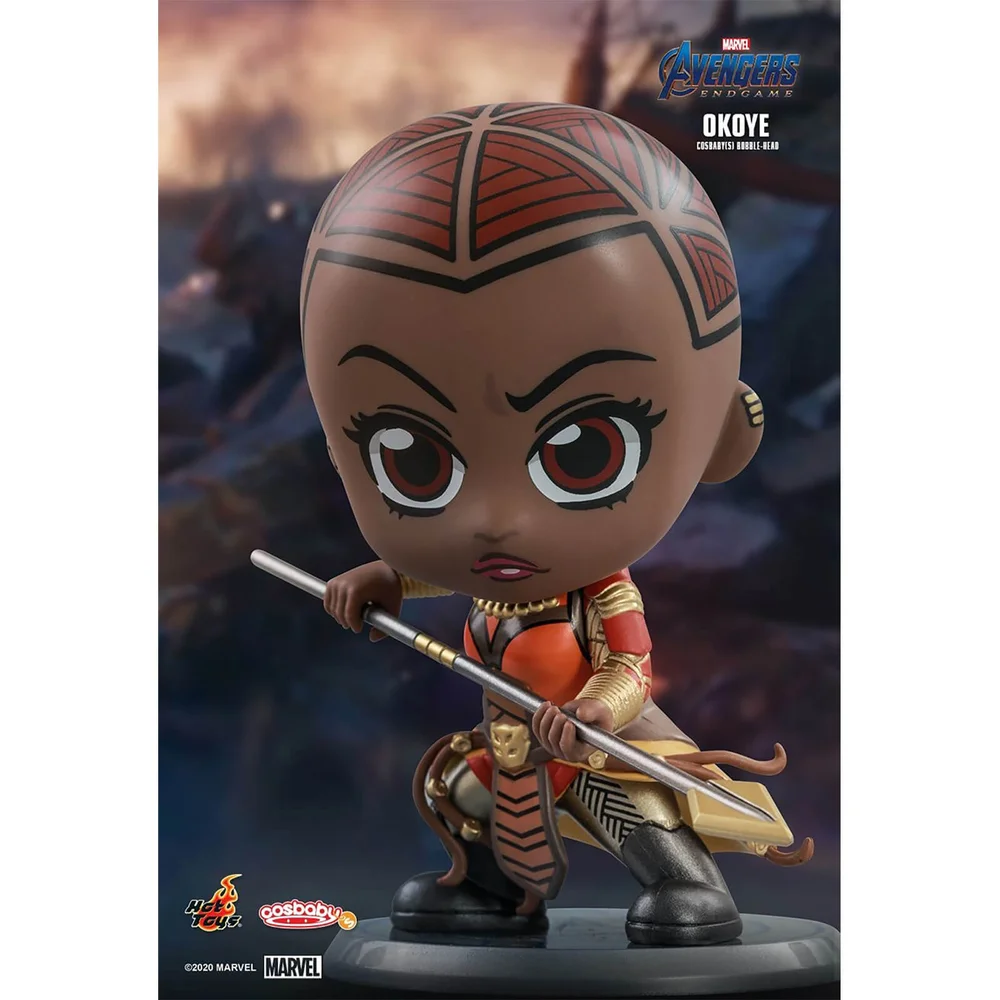Hot Toys Cosbaby Marvel Avengers: Endgame - Okoye Figuur Afbeelding 1
