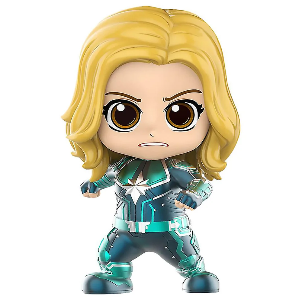 Hot Toys Cosbaby Marvel Captain Marvel - Captain Marvel (Starforce Versie) Figuur Afbeelding 1