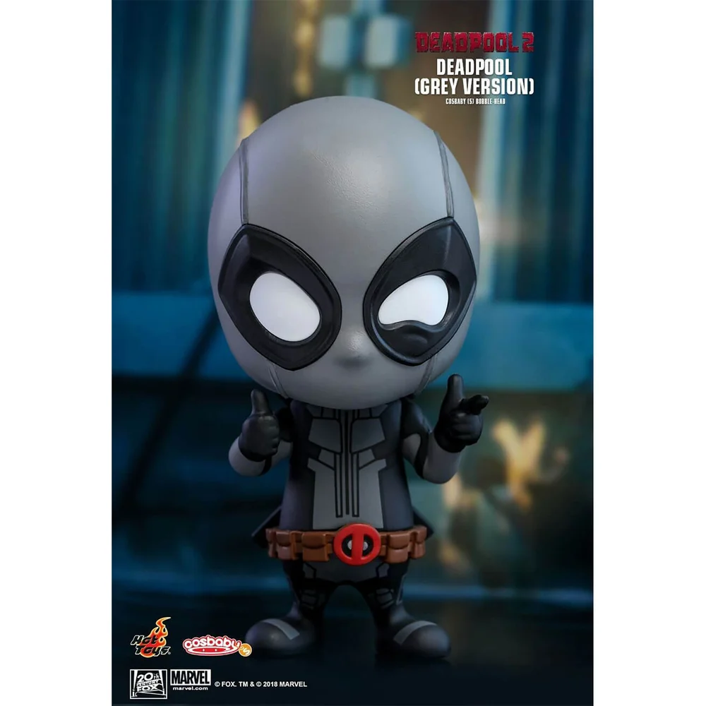 Hot Toys Cosbaby Marvel Deadpool 2 - Deadpool (Grijze Versie) Figuur Afbeelding 1