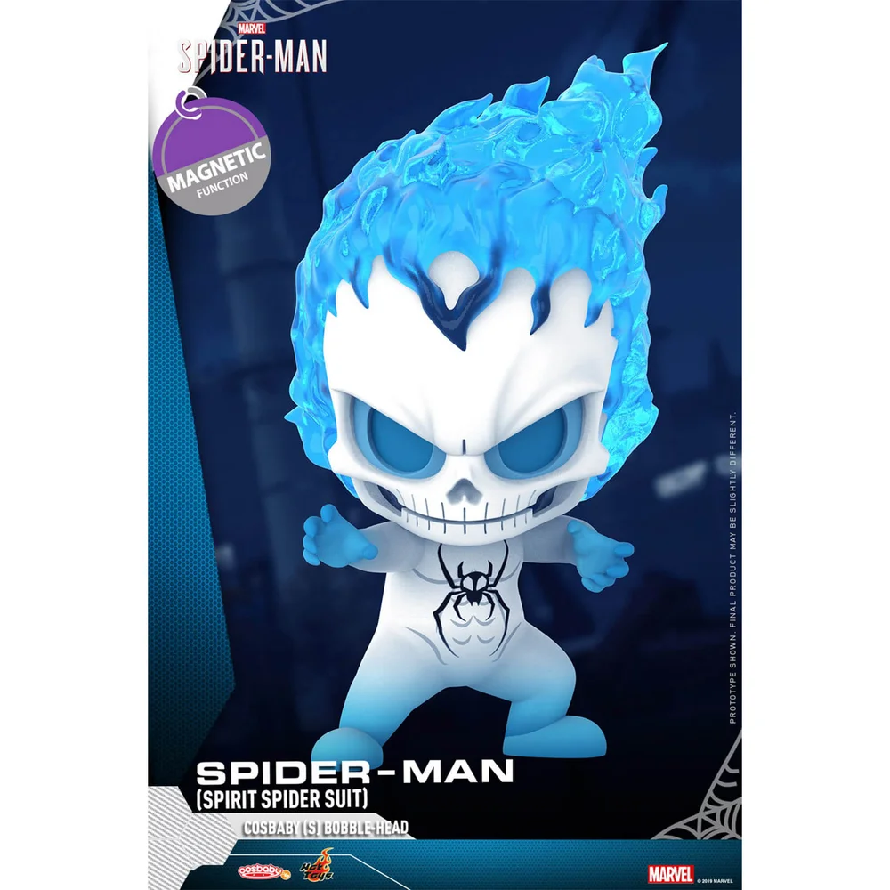 Hot Toys Cosbaby Marvel's Spider-Man PS4 - Spider-Man (Spirit Spider Suit Versie) Figuur Afbeelding 1