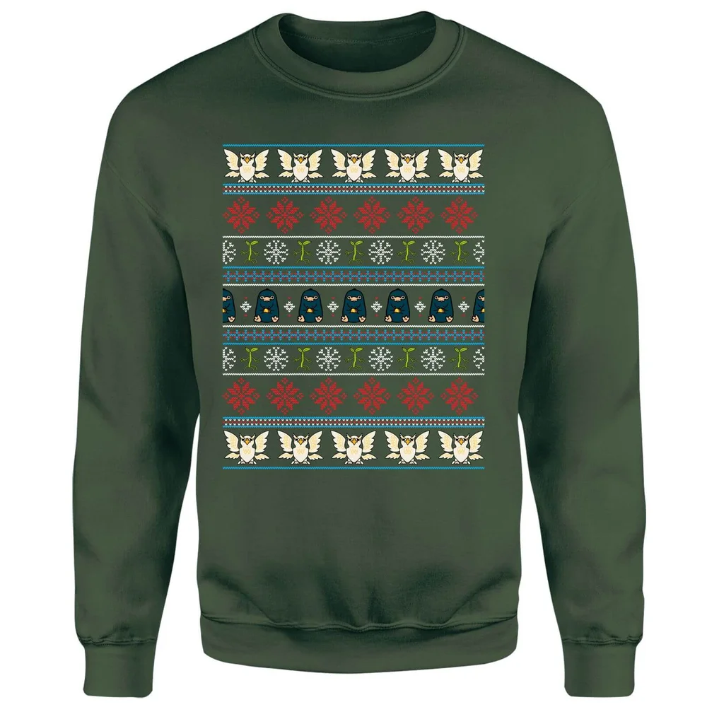 Fantastic Beasts Sweatshirt - Forest Green - S - Forest Green Afbeelding 1