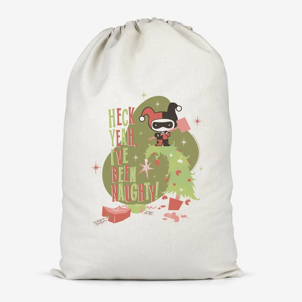 The Joker Heck Yeah I've Been Naughty Cotton Storage Bag - Small Afbeelding 1