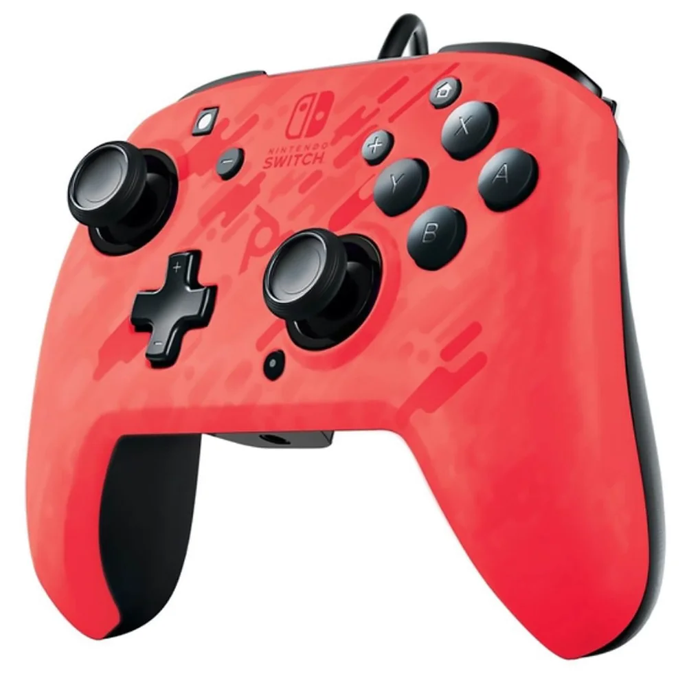 Nintendo Switch Control - Red Camo Afbeelding 1