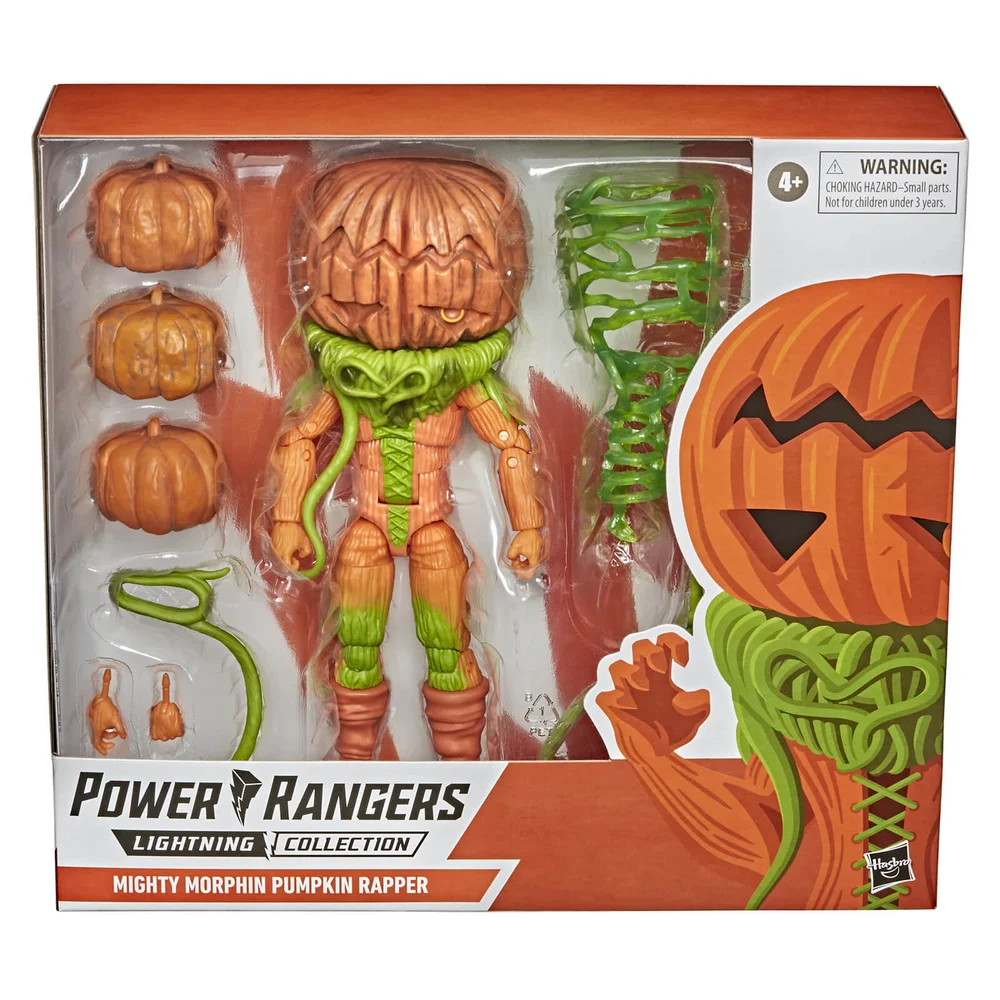 Hasbro Power Rangers Lightning Collectie Monsters Mighty Morphin Pompoen Rapper Actiefiguur Afbeelding 1