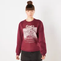 Lord Of The Rings Gimli Lord Of The Glittering Rocks Sweatshirt - Bordeaux