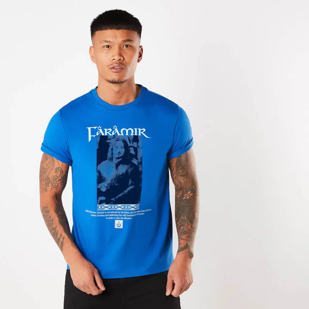 Lord Of The Rings Faramir Of Gondor Men's T-Shirt - Royal Blauw - S Afbeelding 1
