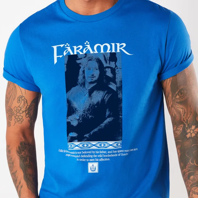 Lord Of The Rings Faramir Of Gondor Men's T-Shirt - Royal Blauw