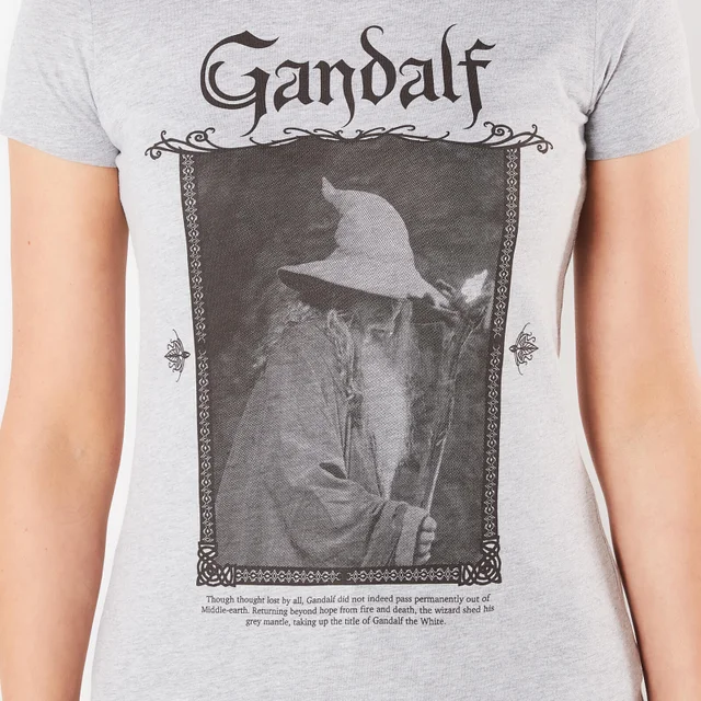 Lord Of The Rings Gandalf Women's T-Shirt - Grijs