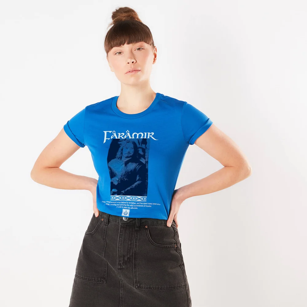 Lord Of The Rings Faramir Of Rohan Women's T-Shirt - Royal Blauw - XS Afbeelding 1