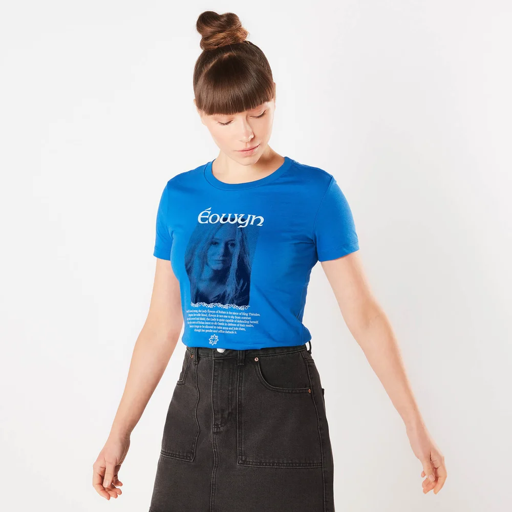 Lord Of The Rings Eowyn The Shieldmaiden Women's T-Shirt - Royal Blauw - XL Afbeelding 1