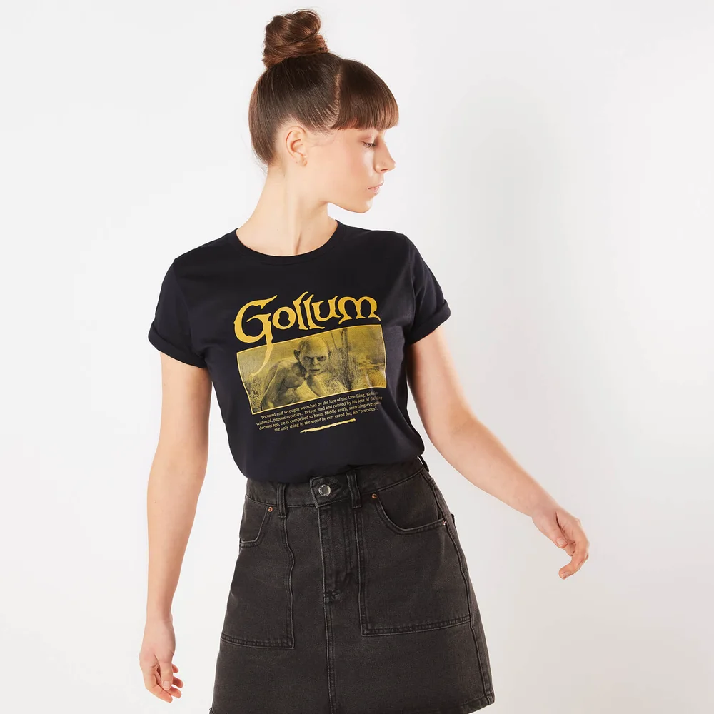 Lord Of The Rings Gollum Women's T-Shirt - Donker Blauw - XS Afbeelding 1