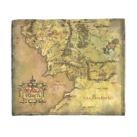 Lord Of The Rings Middle Earth Fleece Deken