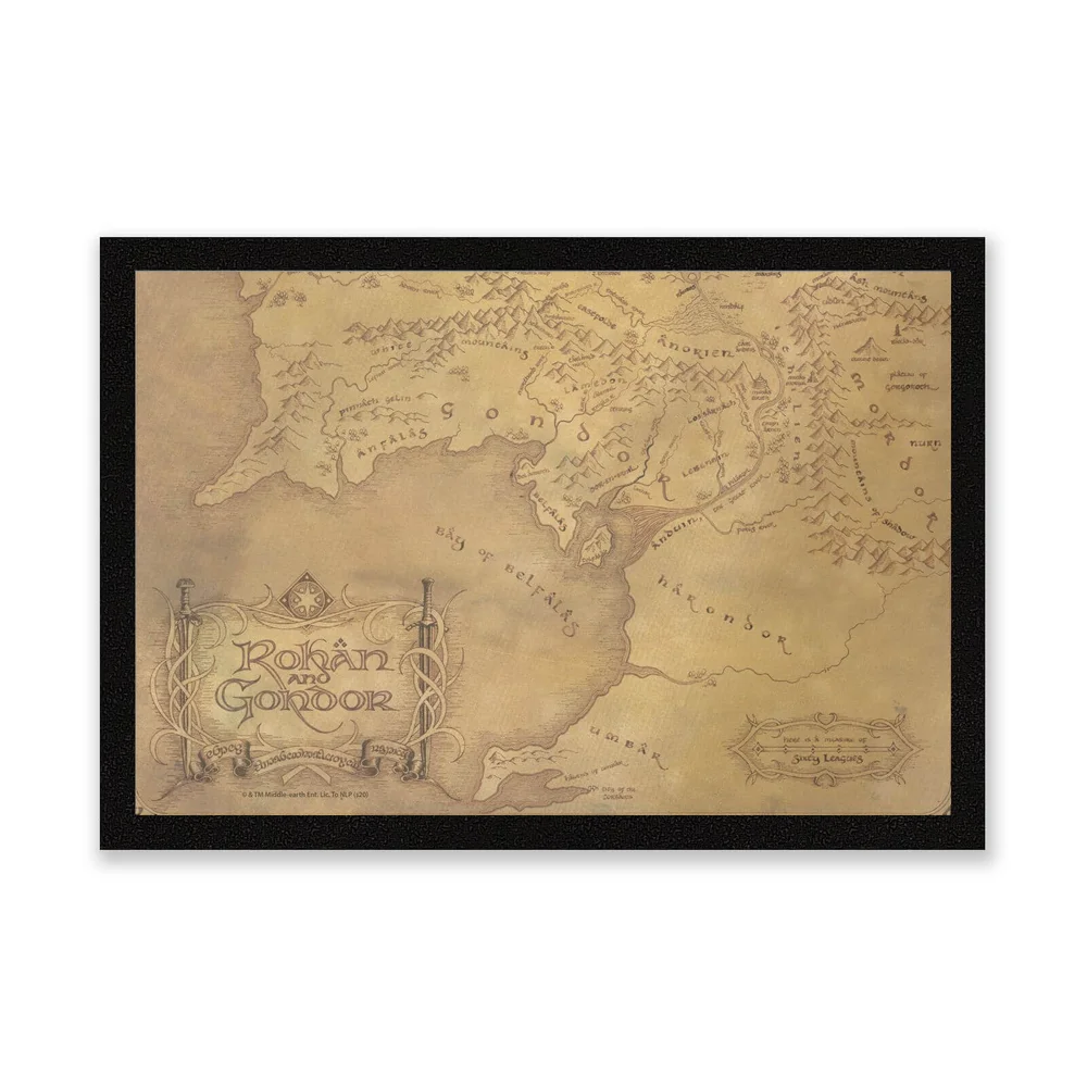 Lord Of The Rings Rohan And Gondor Entrance Mat Afbeelding 1
