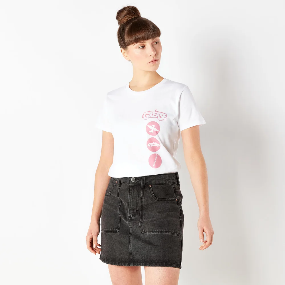 Grease Women's T-Shirt - Wit - XS Afbeelding 1