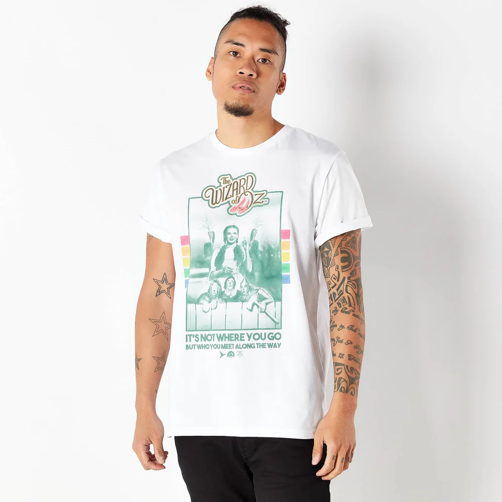 Wizard Of Oz Retro Cover Men's T-Shirt - Wit - S Afbeelding 1