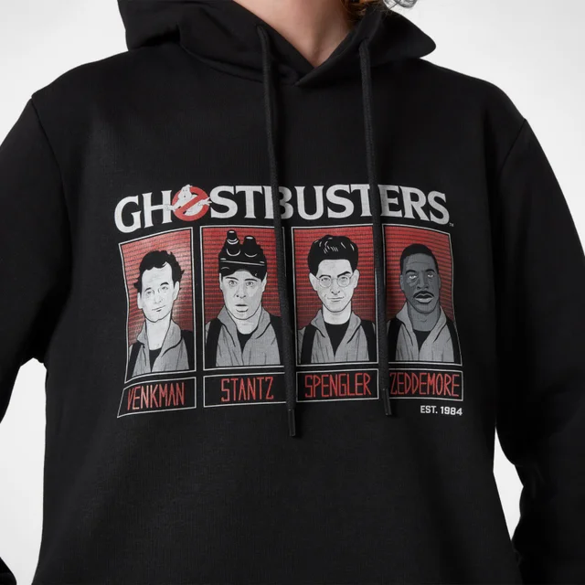Ghostbusters Line-Up Hoodie - Zwart