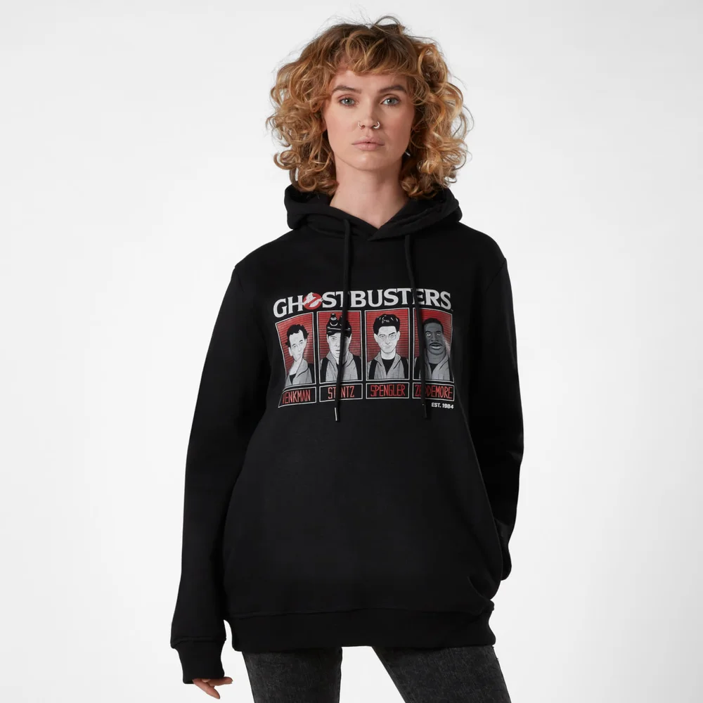 Ghostbusters Line-Up Hoodie - Zwart - S Afbeelding 1