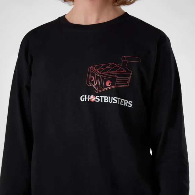 Ghostbusters Proton Pack Men's Long Sleeve T-Shirt - Zwart