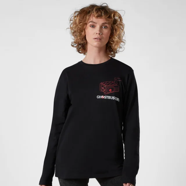 Ghostbusters Proton Pack Men's Long Sleeve T-Shirt - Zwart