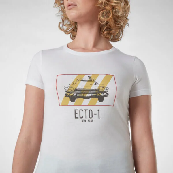 Ghostbusters Ecto-1 Women's T-Shirt - Wit - XS Afbeelding 1