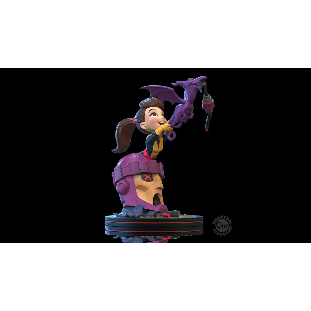 Quantum Mechanix Marvel Kitty Pryde en Lockheed Q-Fig Elite Diorama Afbeelding 1