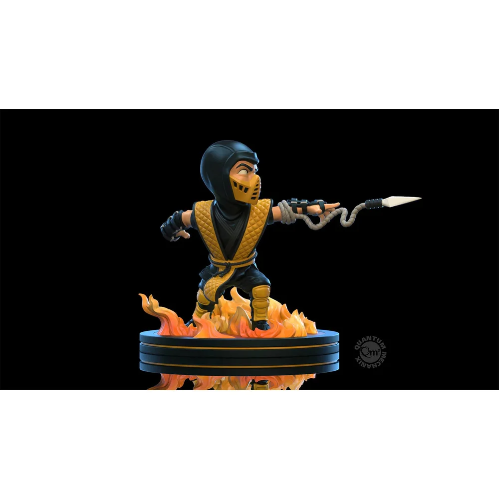 Quantum Mechanix Mortal Kombat Scorpion Q-Fig Afbeelding 1