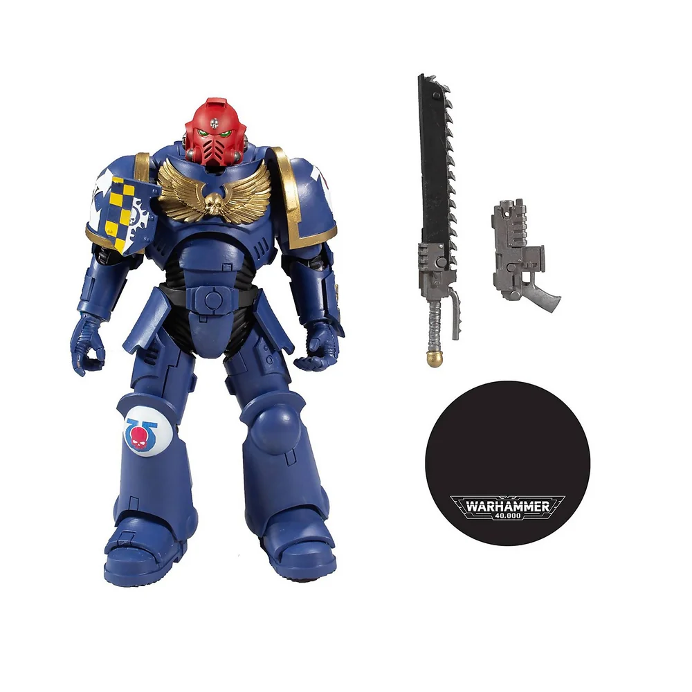McFarlane Warhammer 40000 1 18 cm Figuren - Ultramarines Primaris Assault Intercessor Actiefiguur Afbeelding 1