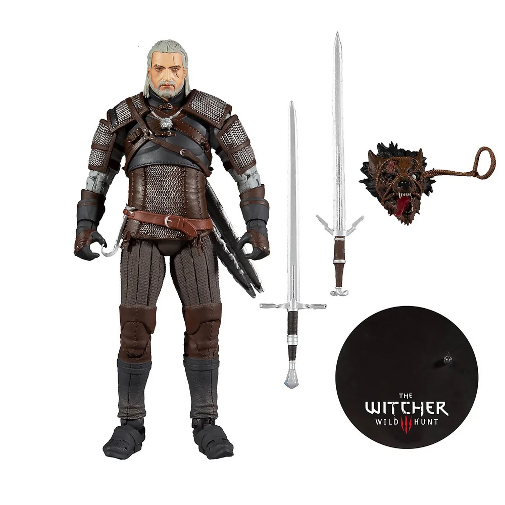 McFarlane The Witcher 3: Wild Hunt 17,5 cm Actiefiguur - Geralt Of Rivia Afbeelding 1