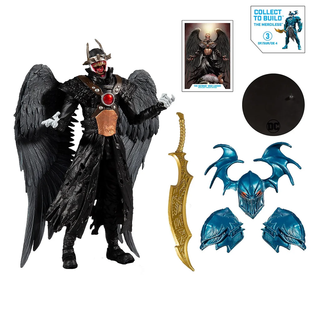McFarlane DC Multiverse Build-A 18 cm Action Figure - Wv2 - Batman Who Laughs (Hawkman) Actiefiguur Afbeelding 1