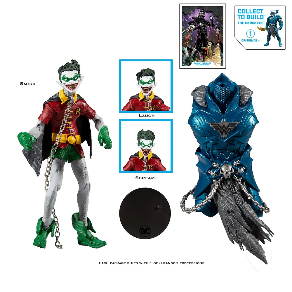 McFarlane DC Multiverse Build-A 18 cm Actiefiguur - Wv2 - Robin Crow Actiefiguur Afbeelding 1