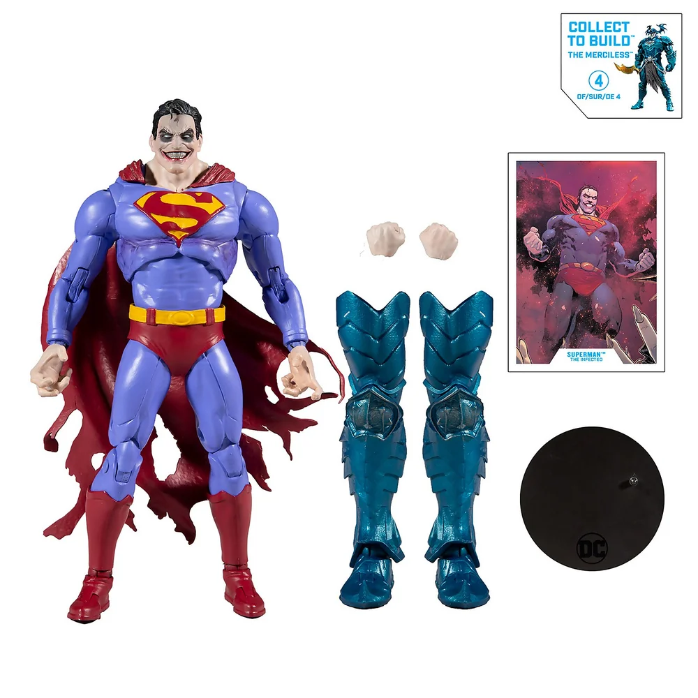 McFarlane DC Multiverse Build-A 18 cm Actiefiguur - Wv2 - Superman Geïnfecteerde Actiefiguur Afbeelding 1