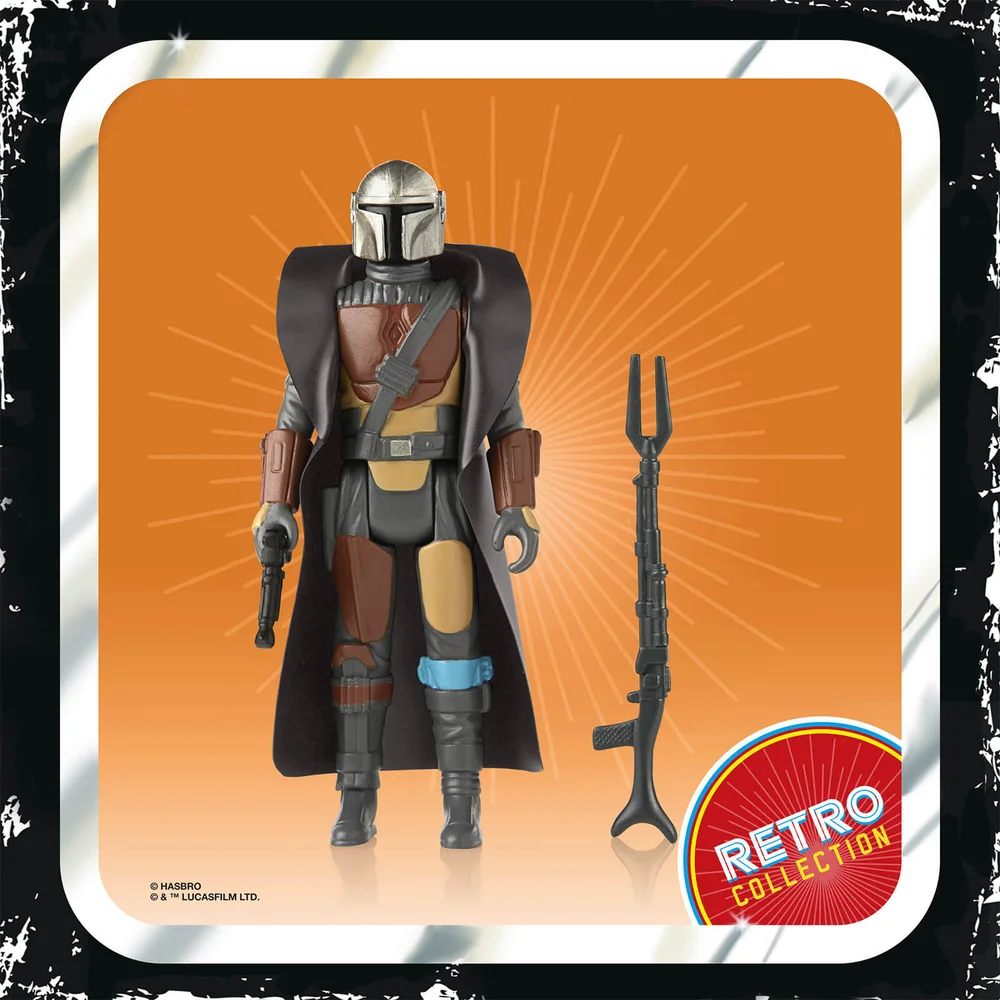 Hasbro Star Wars Retro Collectie De Mandalorian Actiefiguur Afbeelding 1