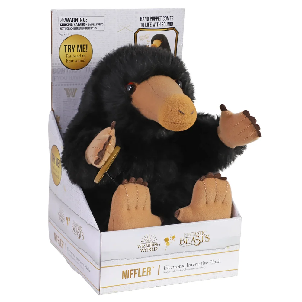 Noble Collection Harry Potter Niffler 22,50 cm Elektronische Interactieve Pluche Afbeelding 1