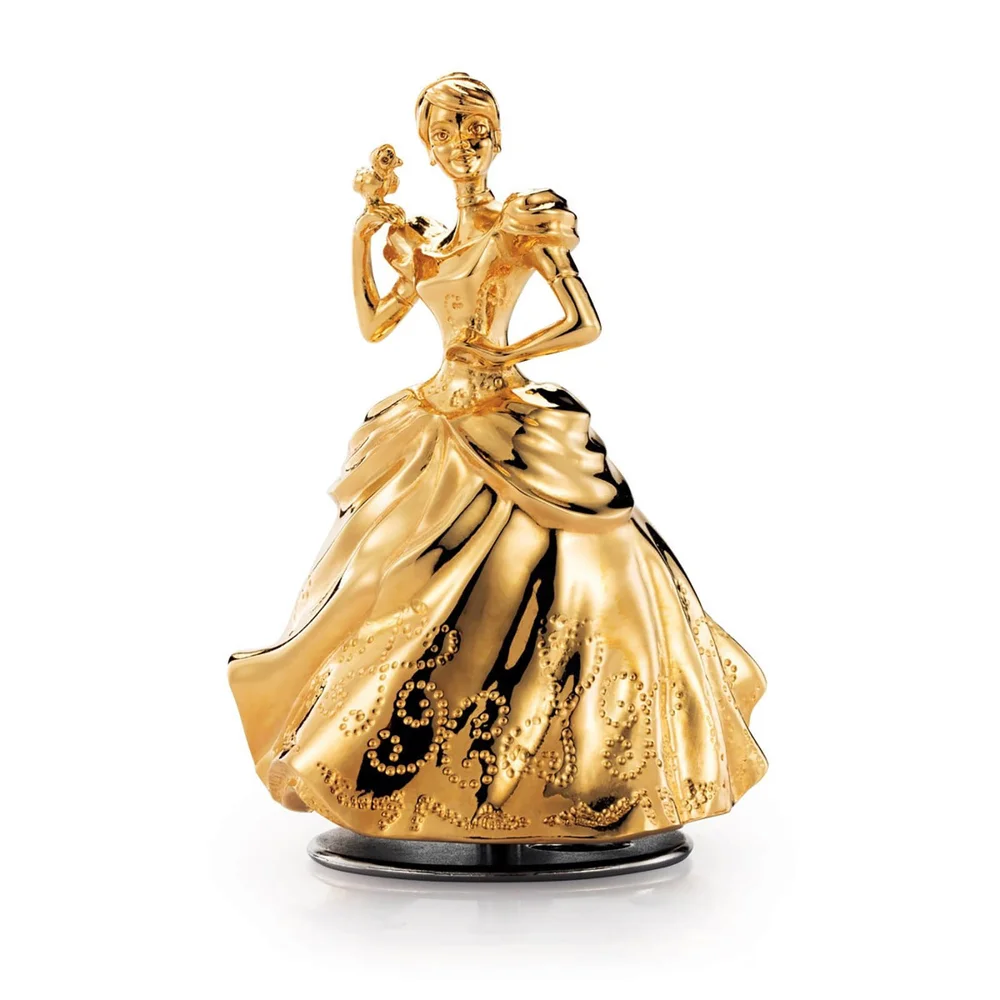 Koninklijke Selangor Disney Limited Edition Vergulde Assepoester Tinnen Muziekcarrousel Afbeelding 1