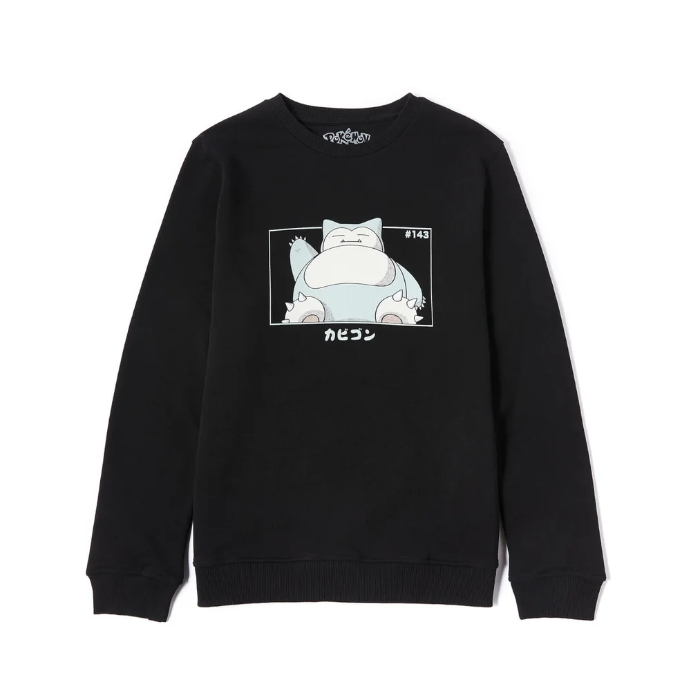 Pokémon Snorlax Sweatshirt - Zwart - S Afbeelding 1