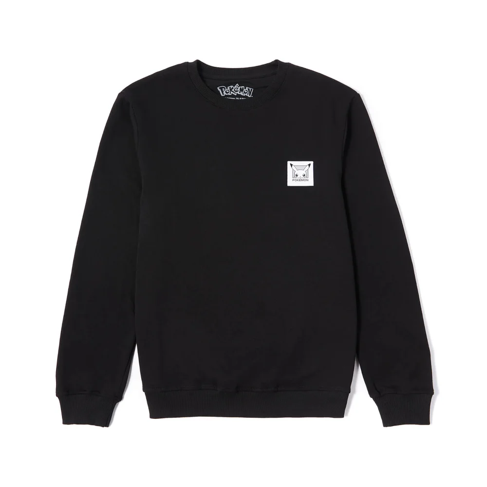 Pokémon Pikachu Patch Sweatshirt - Zwart - S Afbeelding 1