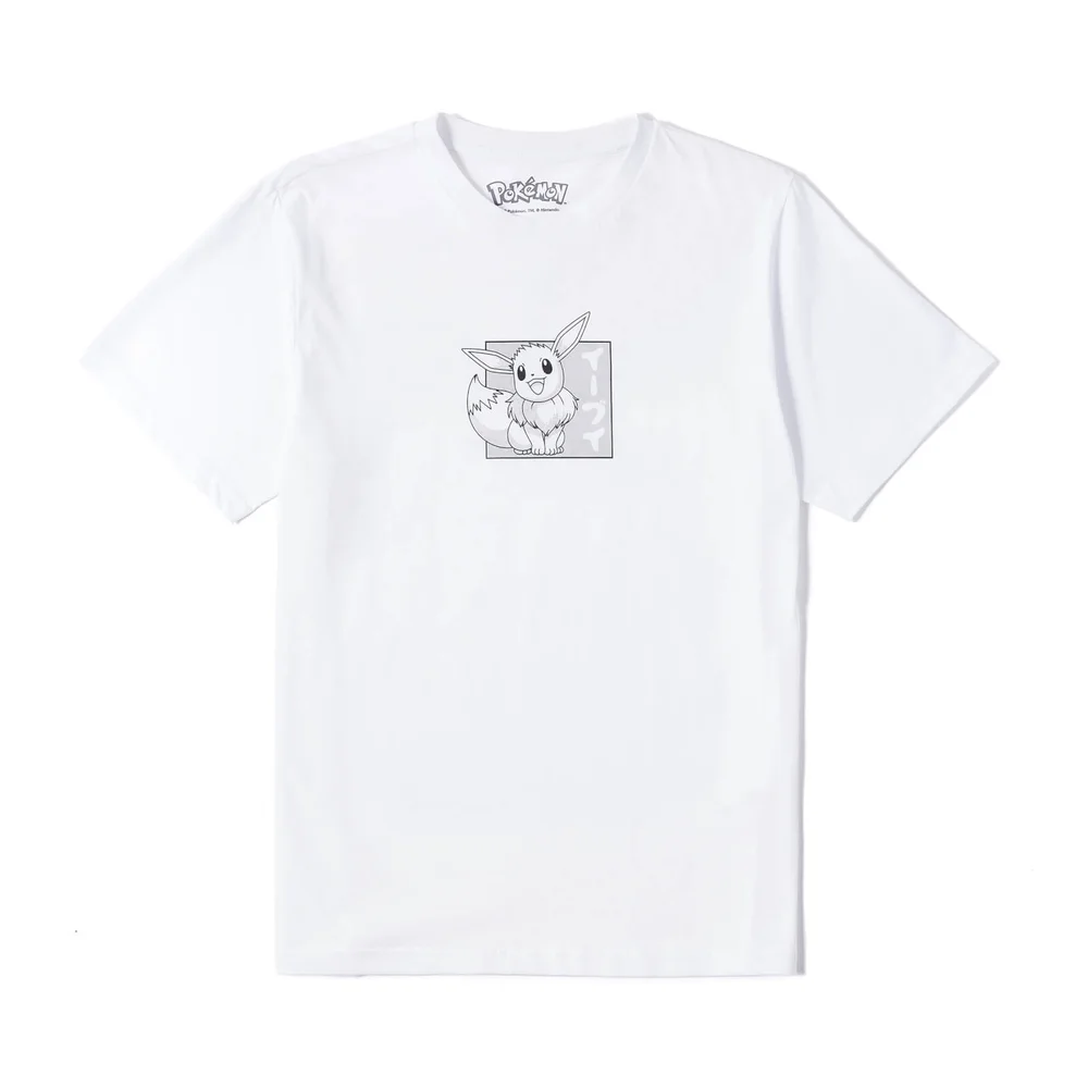 Pokémon Eeveelution Men's T-Shirt - Wit - S Afbeelding 1