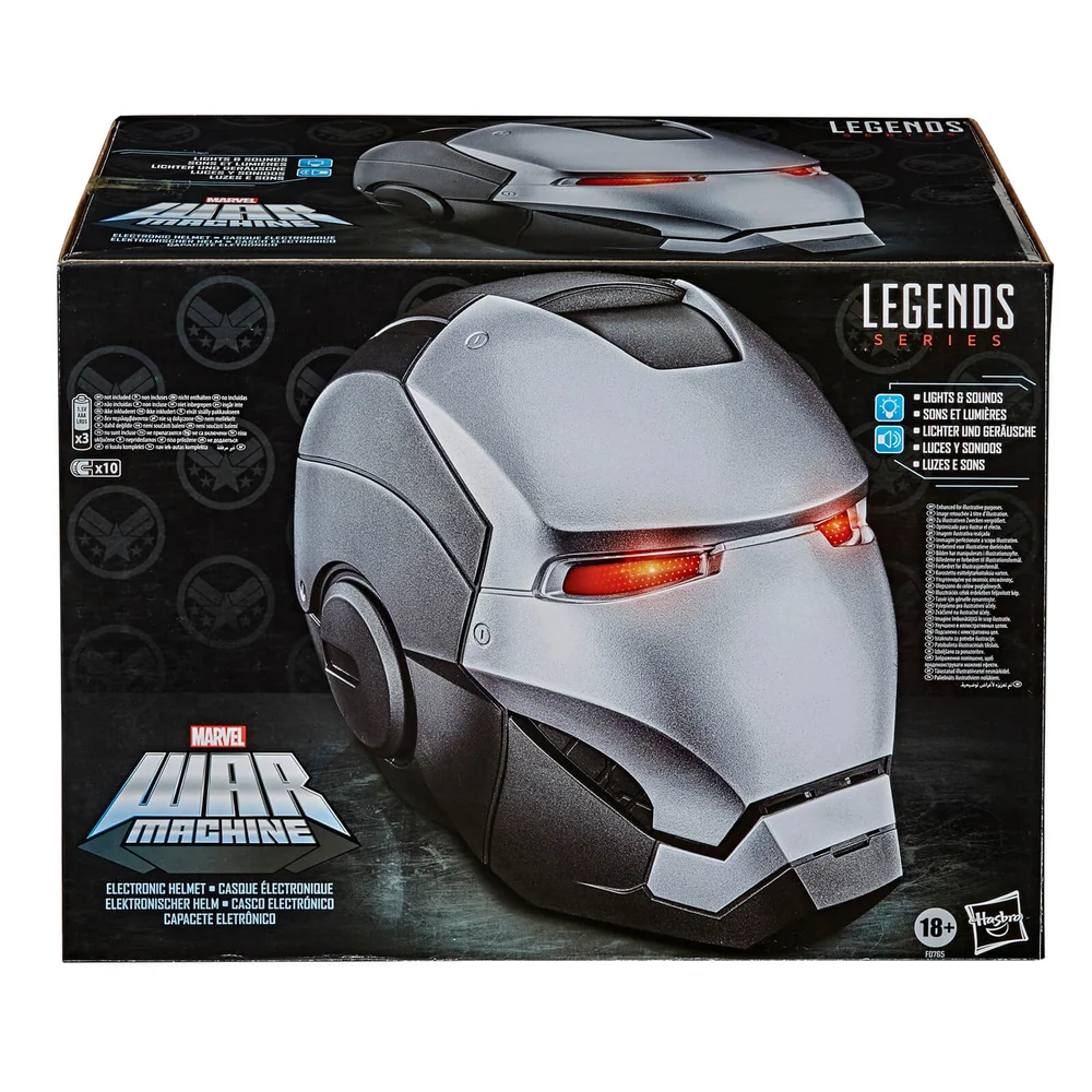 Hasbro Marvel Legends Avengers War Machine Rollenspel Helm Afbeelding 1