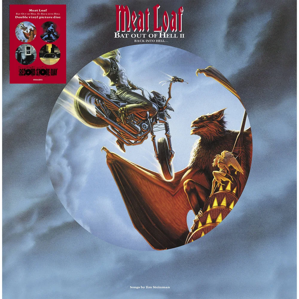 Meatloaf - Bat Out Of Hell II: Back Into Hell Vinyl 2LP Picture Disc Vinyl (RSD 2020) Afbeelding 1