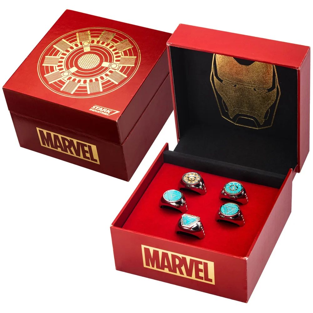 Marvel's Iron Man Arc Reactor Ring Limited Edition Replica Set - EU Exclusief Afbeelding 1