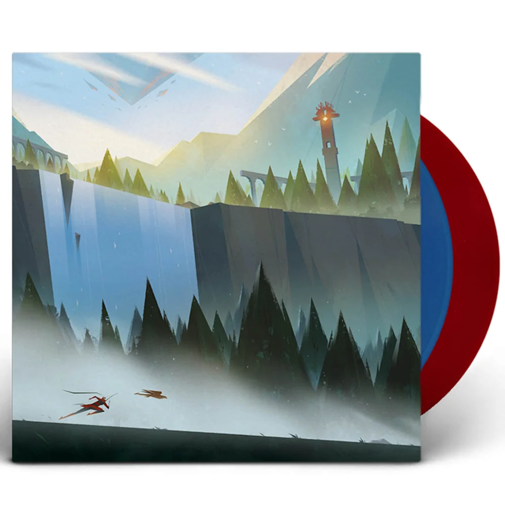 iam8bit - The Pathless 2xLP (Cleansed Blue en Cursed Red) Afbeelding 1