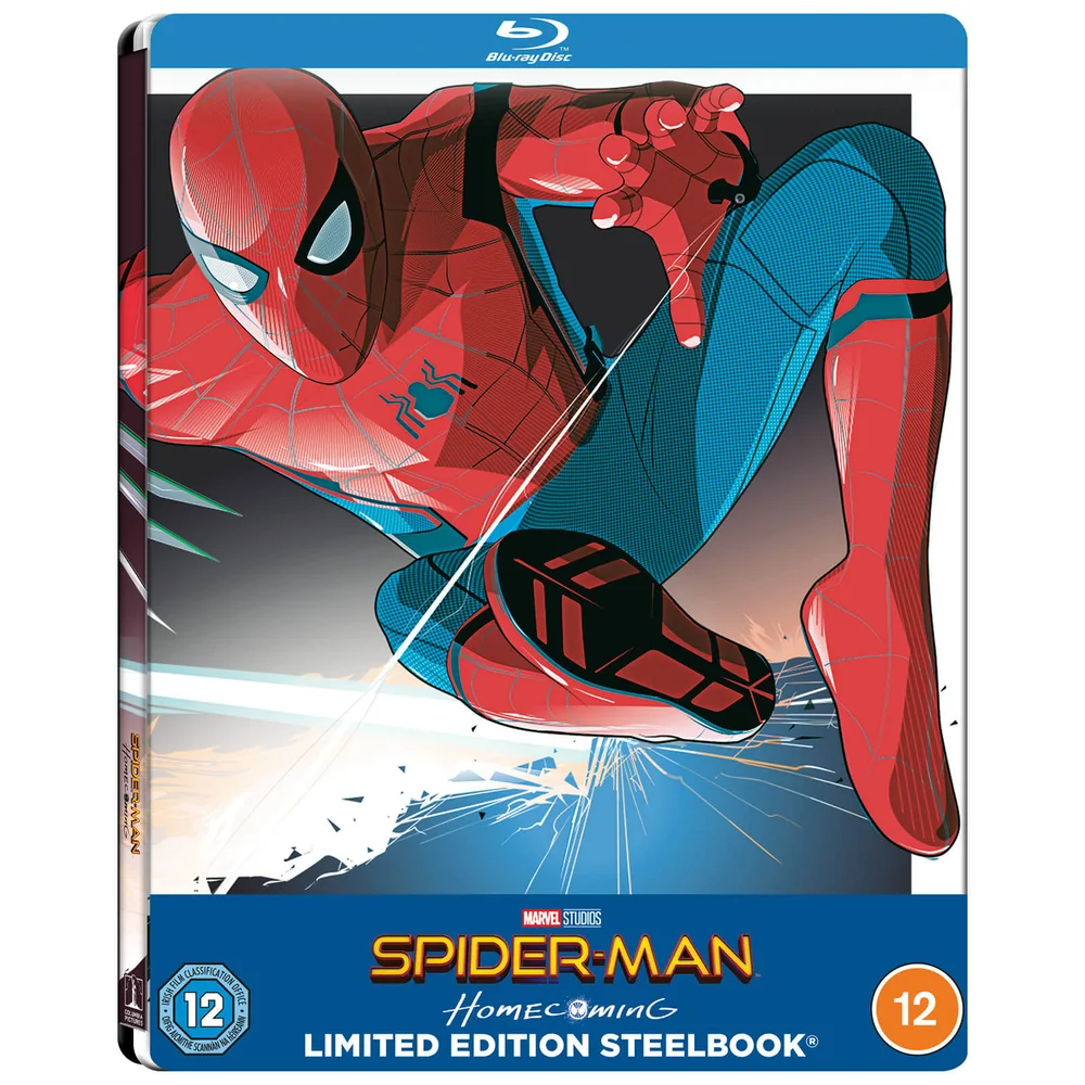Spider-Man Homecoming - Zavvi Exclusief Lenticulair Steelbook (Inclusief Blu-ray) Afbeelding 1